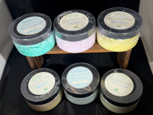 Emulsified Salt Scrub