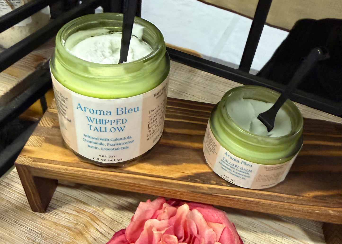 Tallow Balms – Wholesome Skincare from Plants & Pasture
Our tallow balms are hand-rendered in small batches, blending the time-honored nourishment of 100% grass-fed tallow with botanicals and essential oils. Rich in vitamins A, D, E, and K, tallow mirrors our skin’s natural oils, making it deeply moisturizing and easily absorbed. Each balm soothes dryness, restores balance, and protects without clogging pores—perfect for face, body, or hands.
Crafted with care from plants & pasture, these balms embody sim