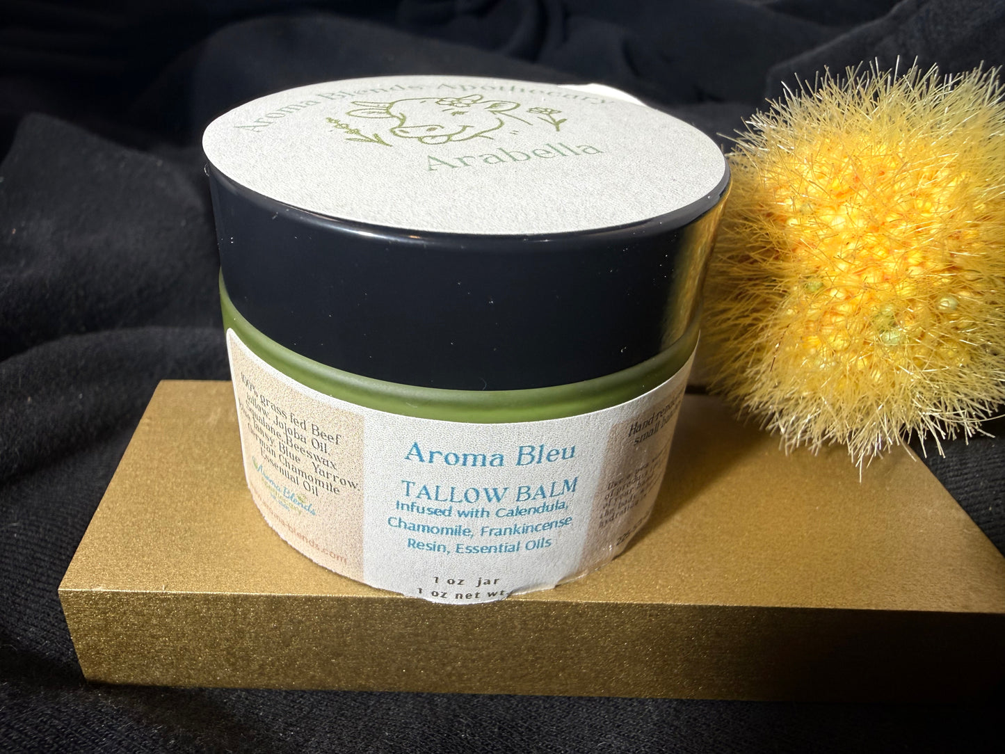 Tallow Balms 1 oz Aroma Bleu, Frankincense, Forest Sprite and Vanilla Bean